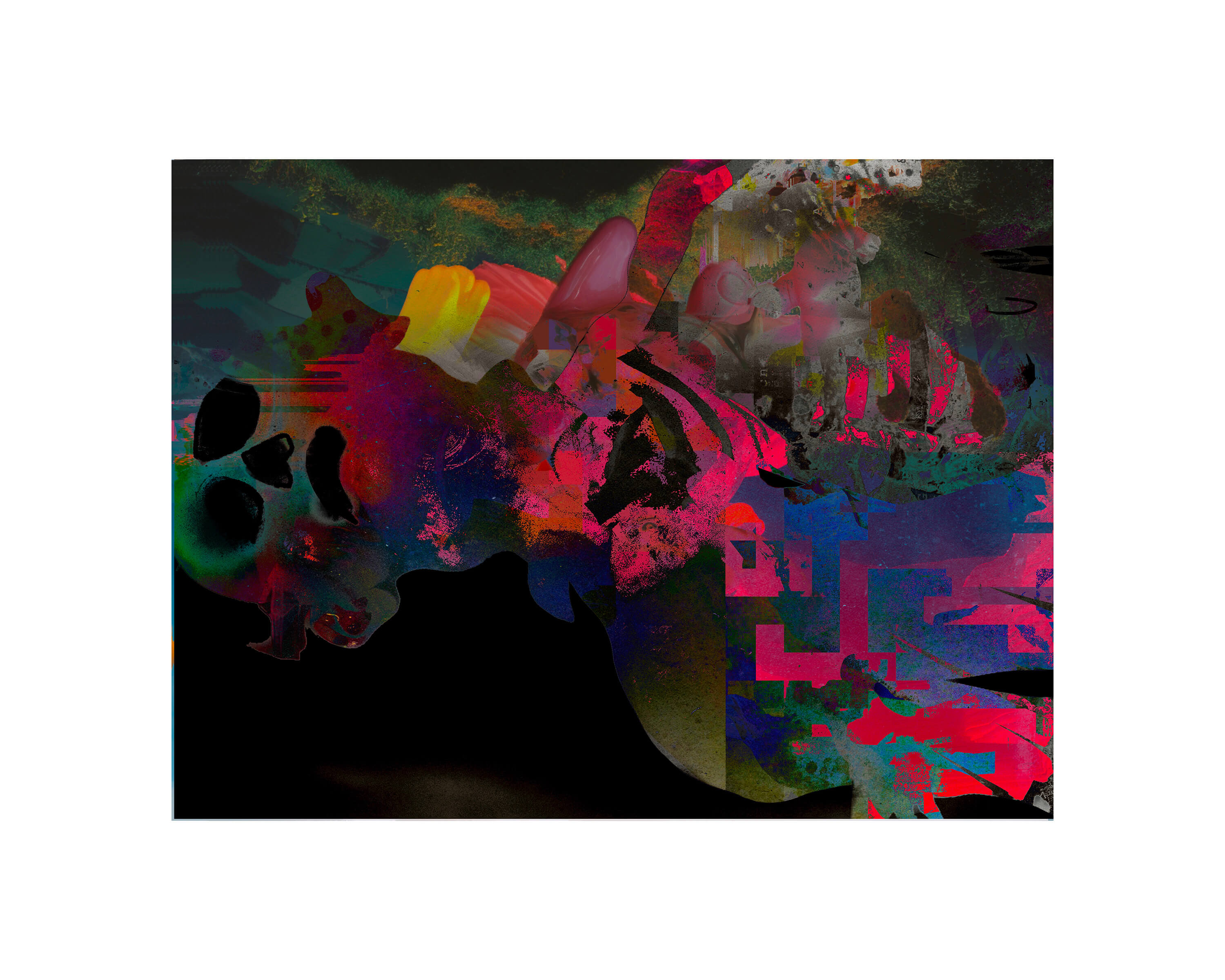 Ultra Mega Super Techno Soul Destruction - textured digital composition